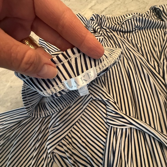 Lake Navy and White Kimono Set size xxs - Picture 4 of 5